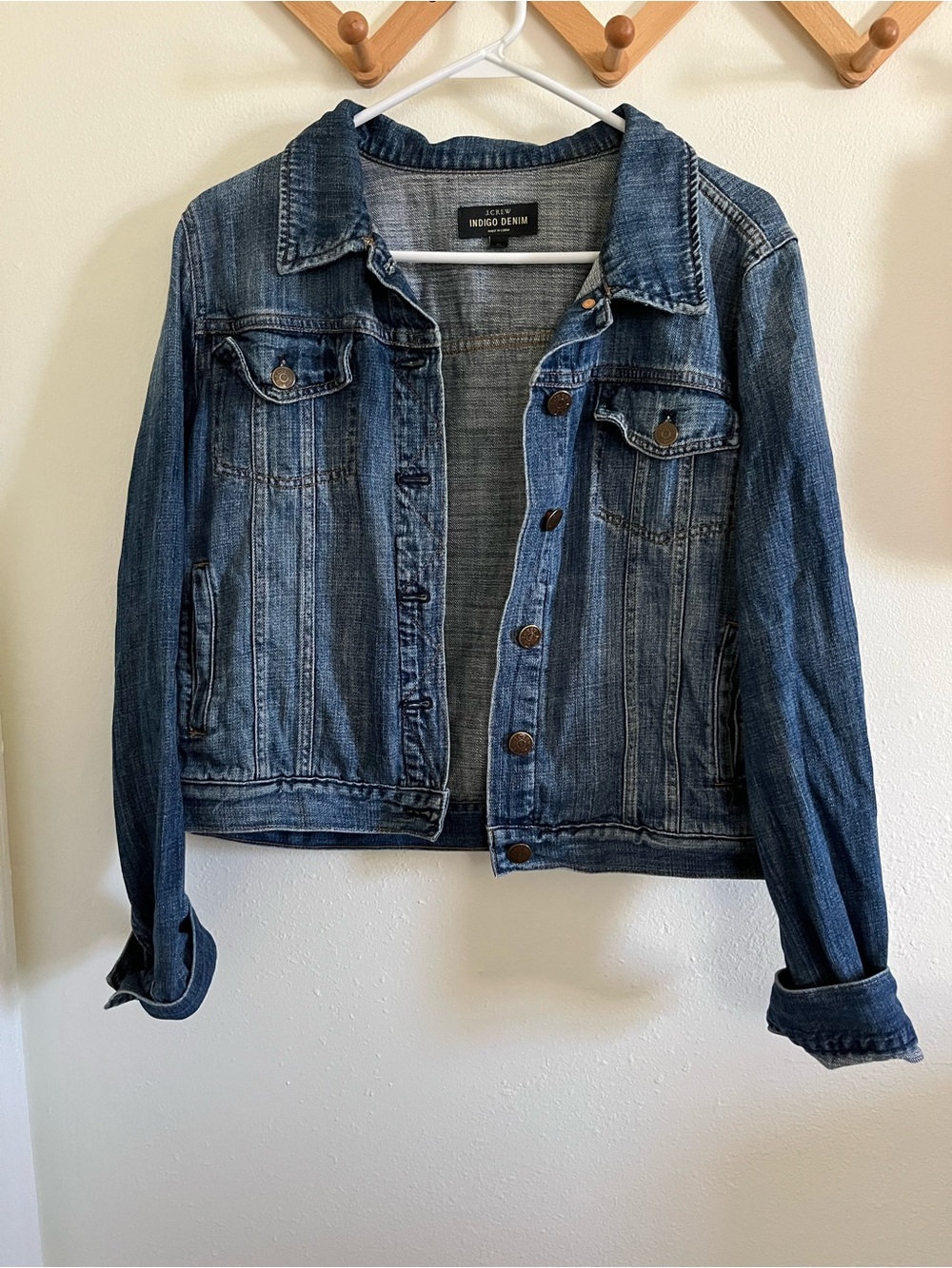 J. Crew Women's Medium Indigo Denim Jacket